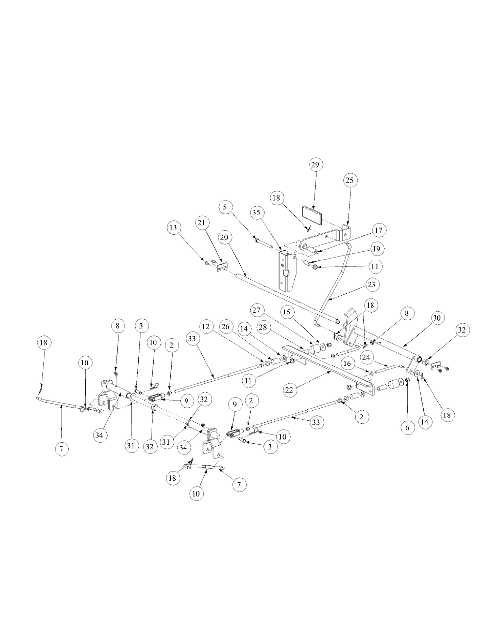 Brake Assembly Diagram and Parts List for M60-KH (53AB5BDX150-27-HP)(2003) Cub Cadet Lawn Tractor